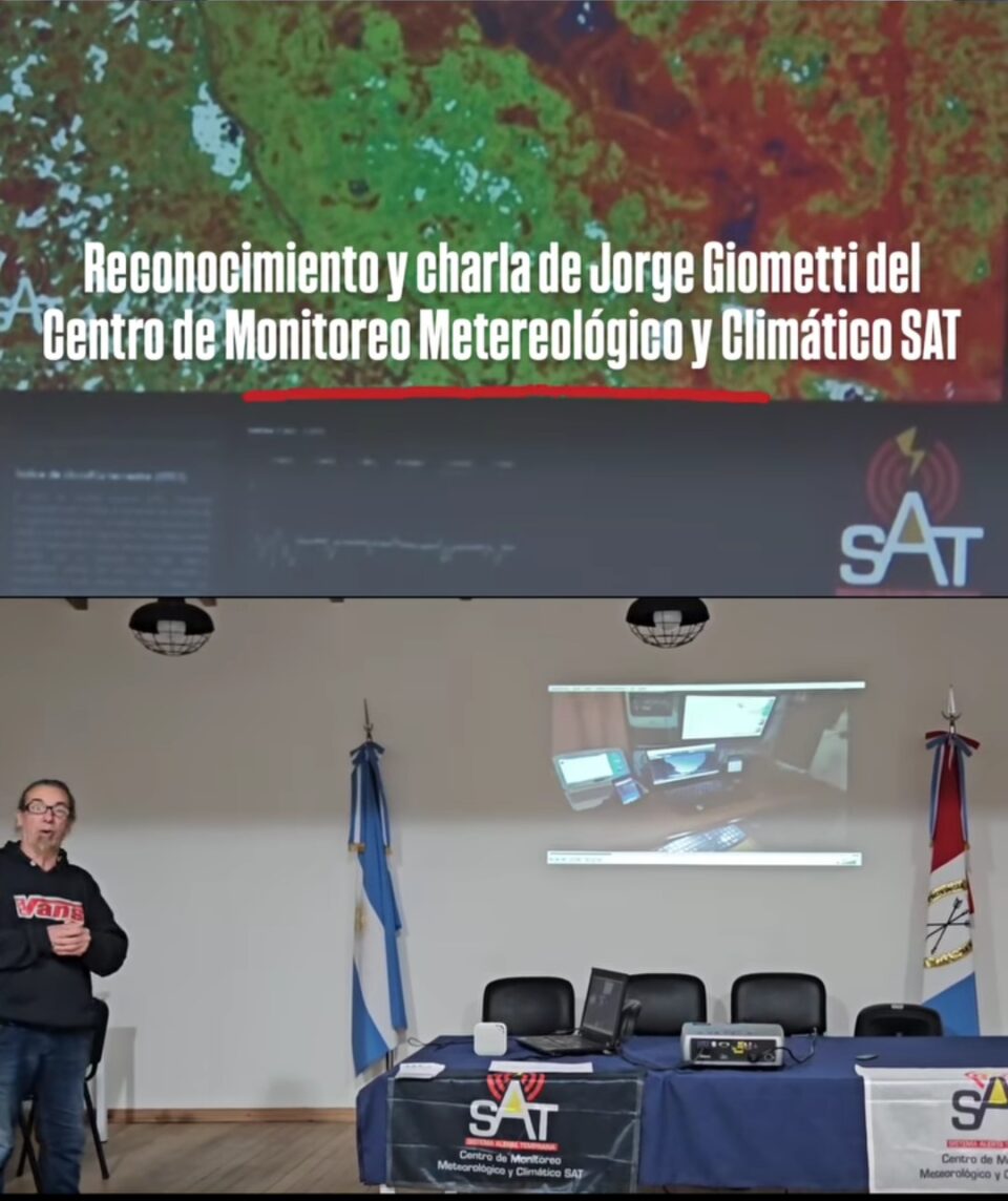 Reconocimiento para Jorge Giometti.