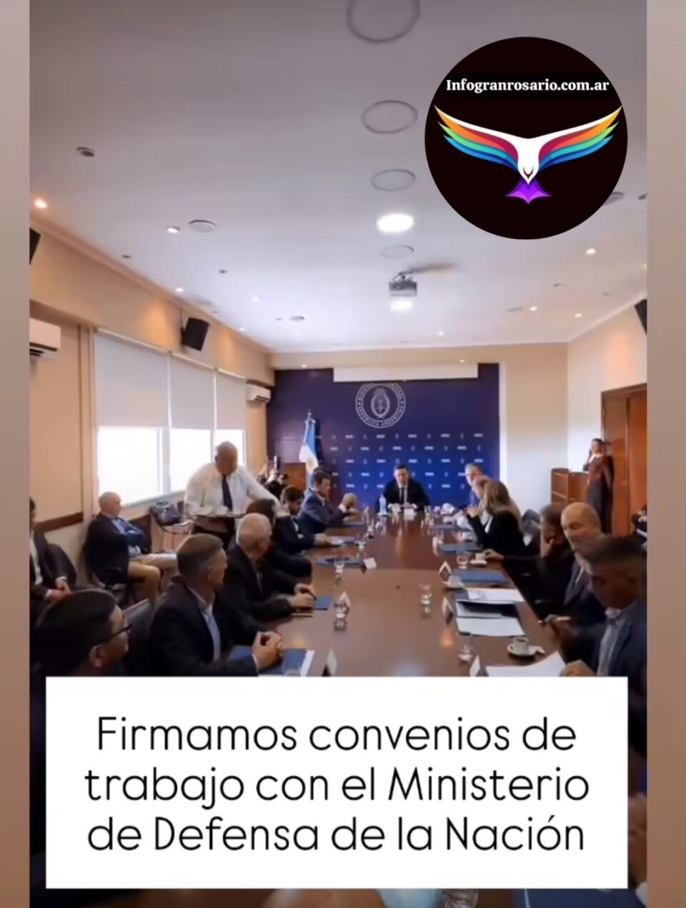 La Municipalidad de Granadero Baigorria suscribió un convenio de cooperación con el Ministerio de Defensa de la Nación